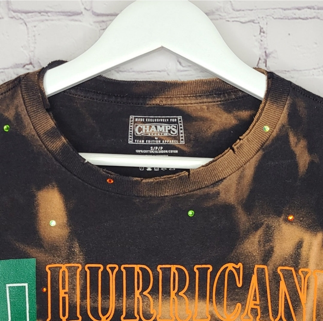 Miami Hurricanes Crop Tee