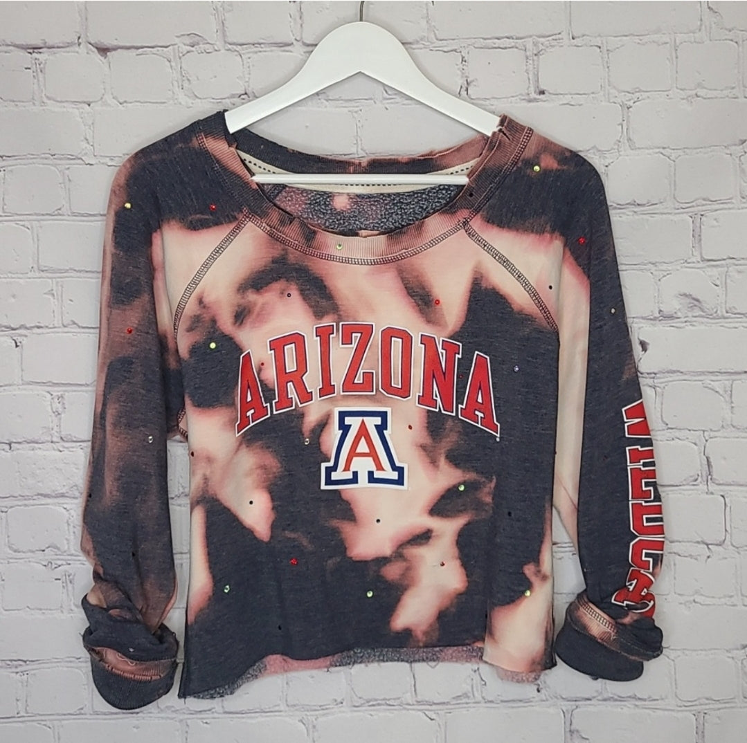 Arizona Wildcats Crop Sweatshirt