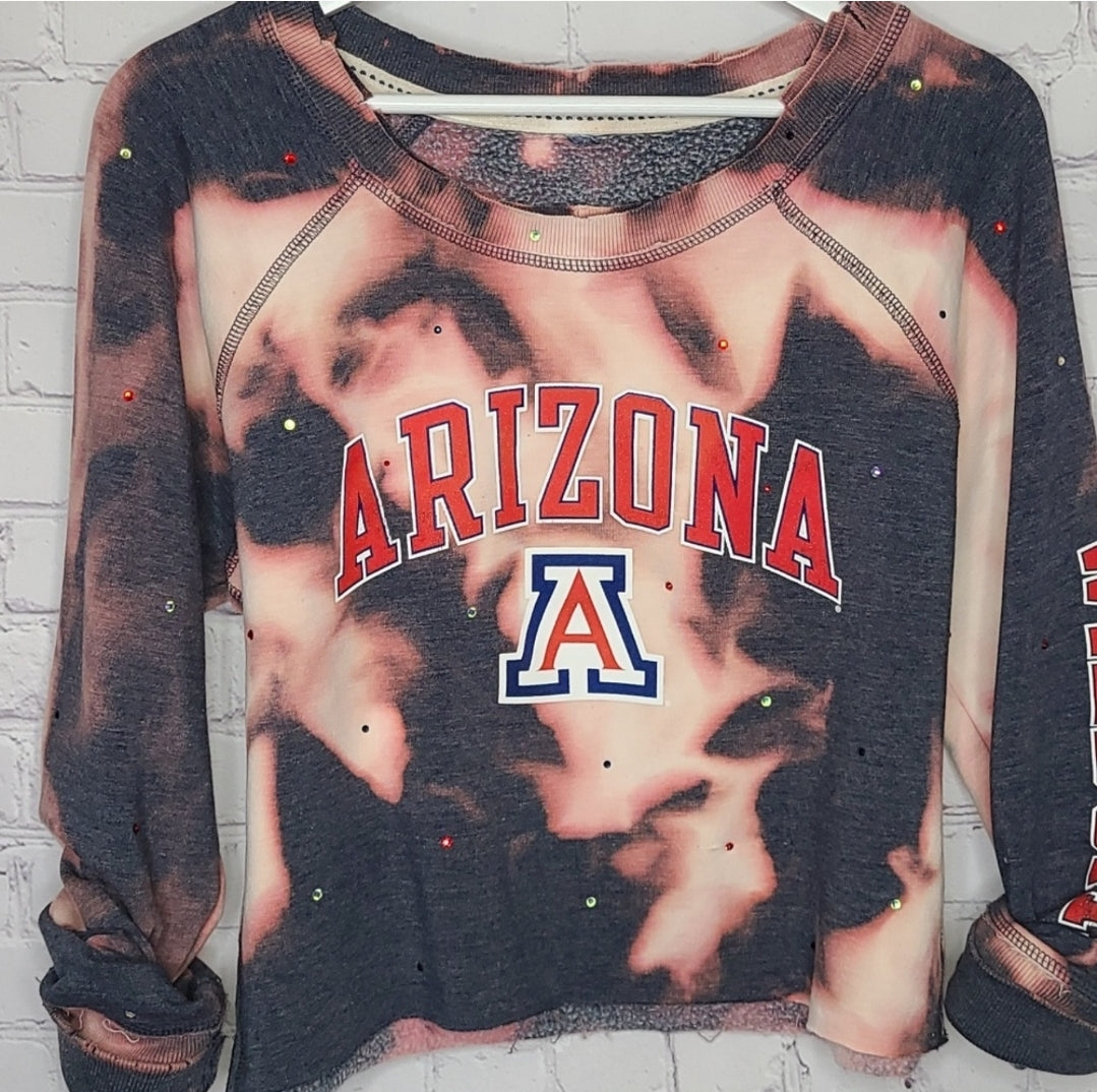 Arizona Wildcats Crop Sweatshirt
