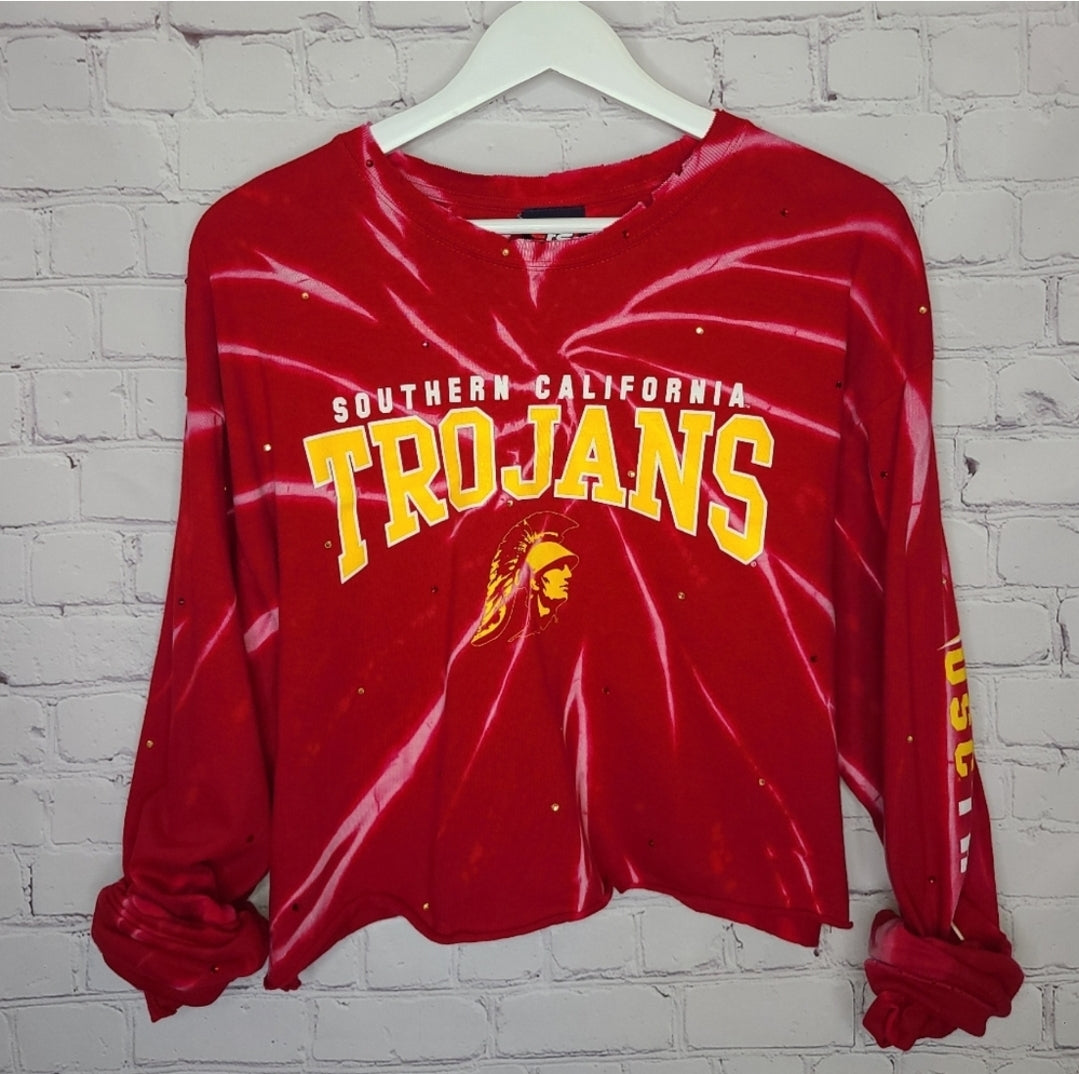 USC Trojans Crop Tee