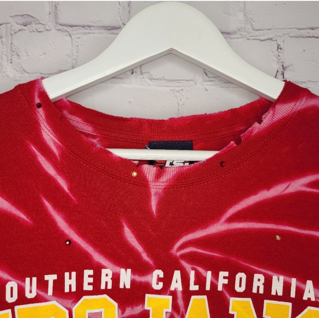 USC Trojans Crop Tee
