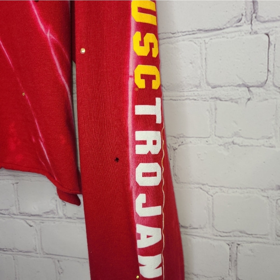 USC Trojans Crop Tee