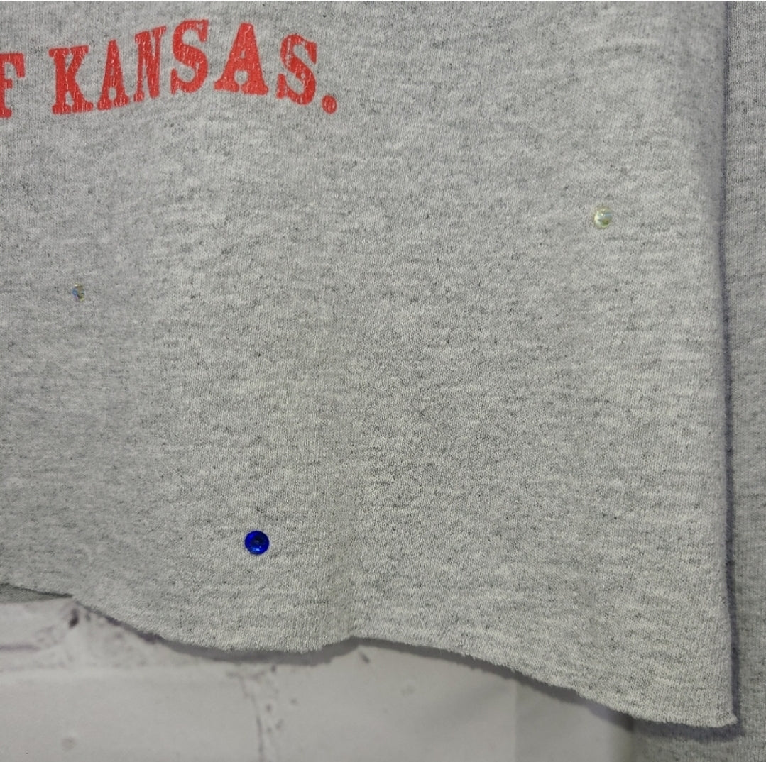 Kansas Jayhawks Crop Tee