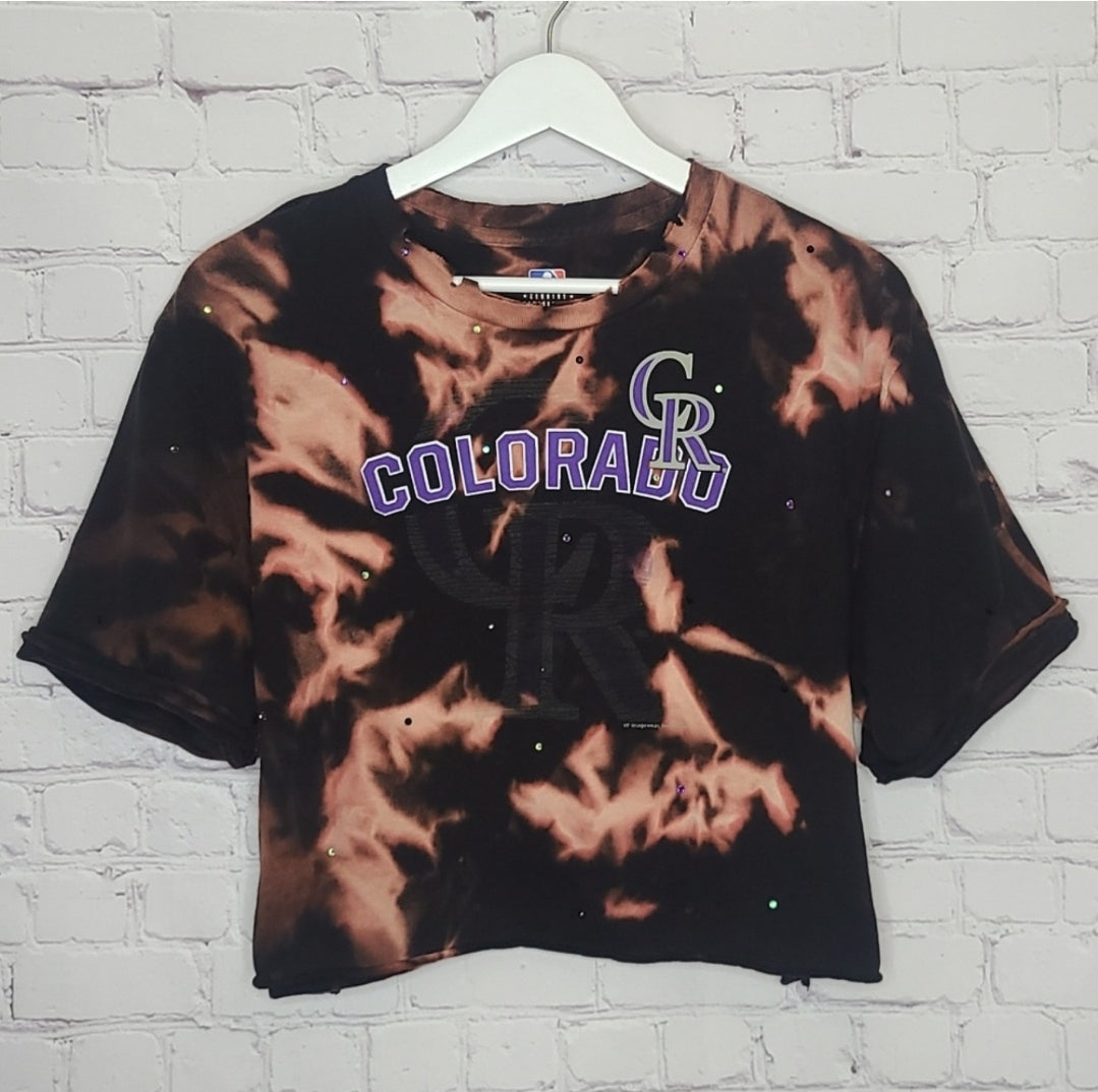 Colorado Rockies Crop Tee
