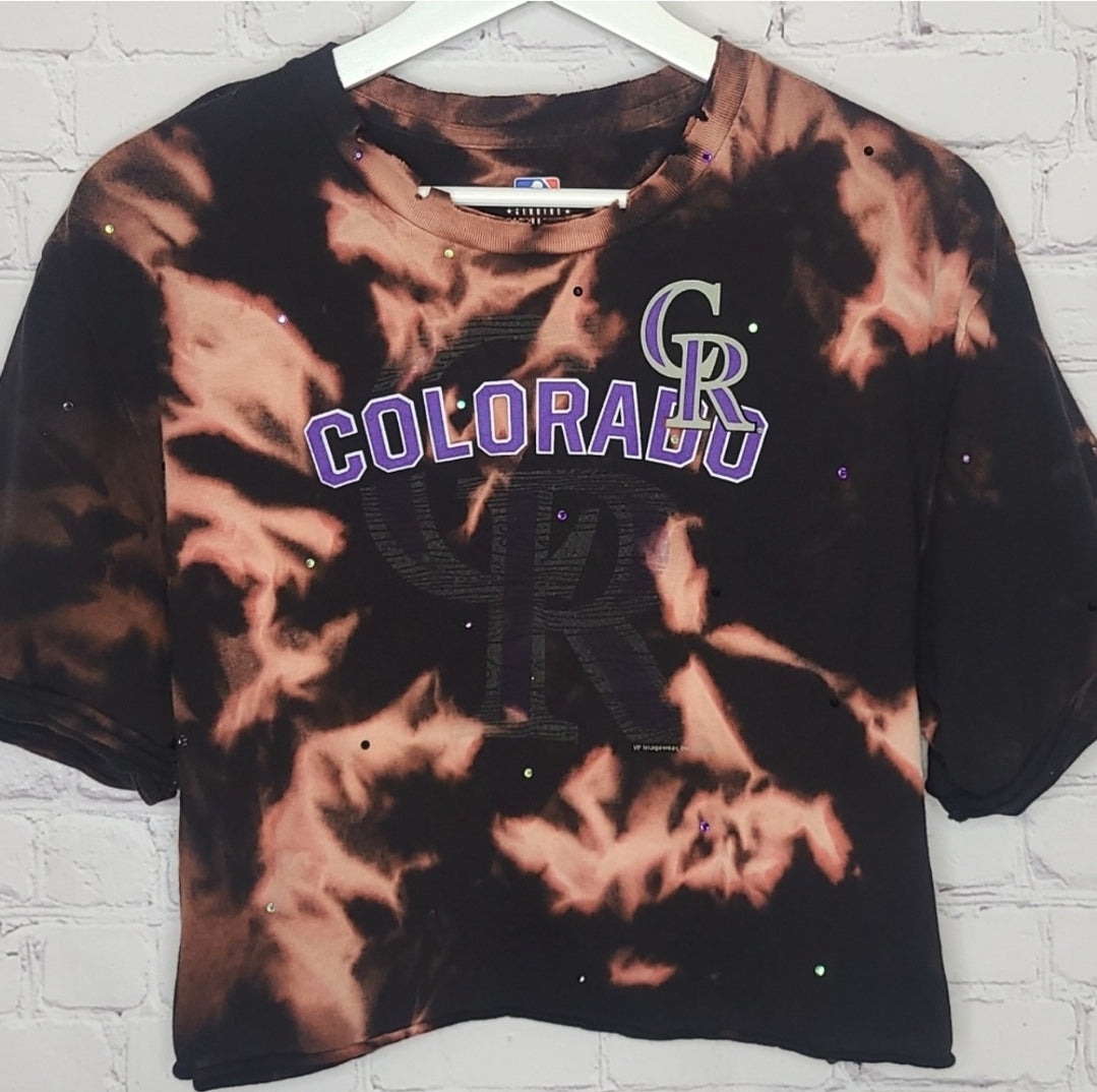 Colorado Rockies Crop Tee