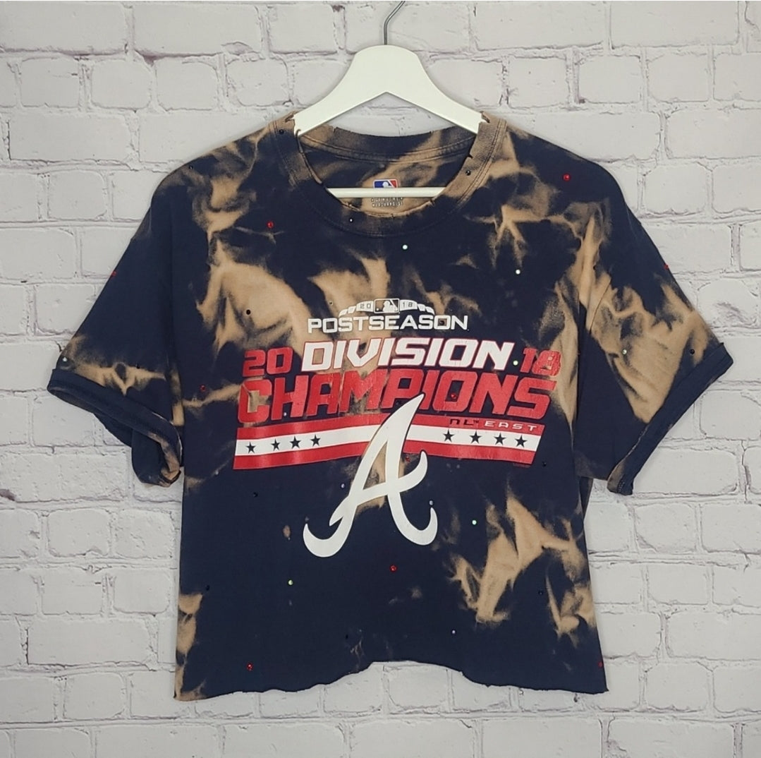 Atlanta Braves Crop Tee