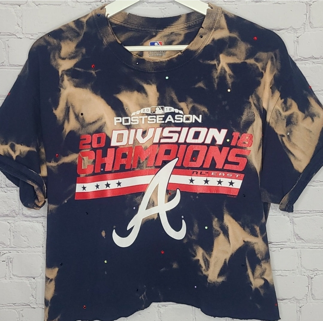 Atlanta Braves Crop Tee