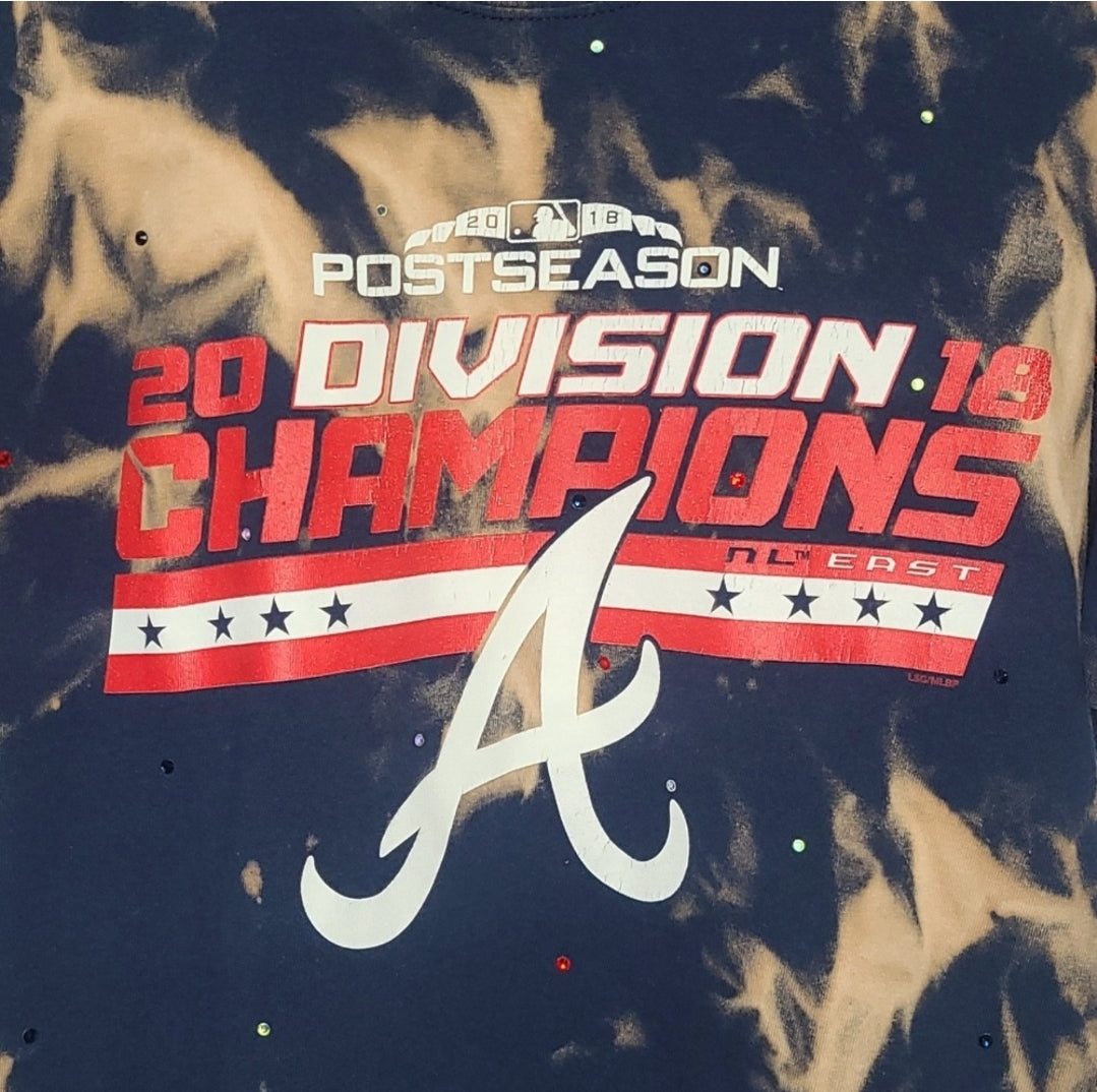 Atlanta Braves Crop Tee