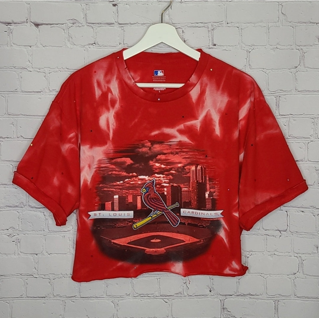 St.Louis Cardinals Crop Tee