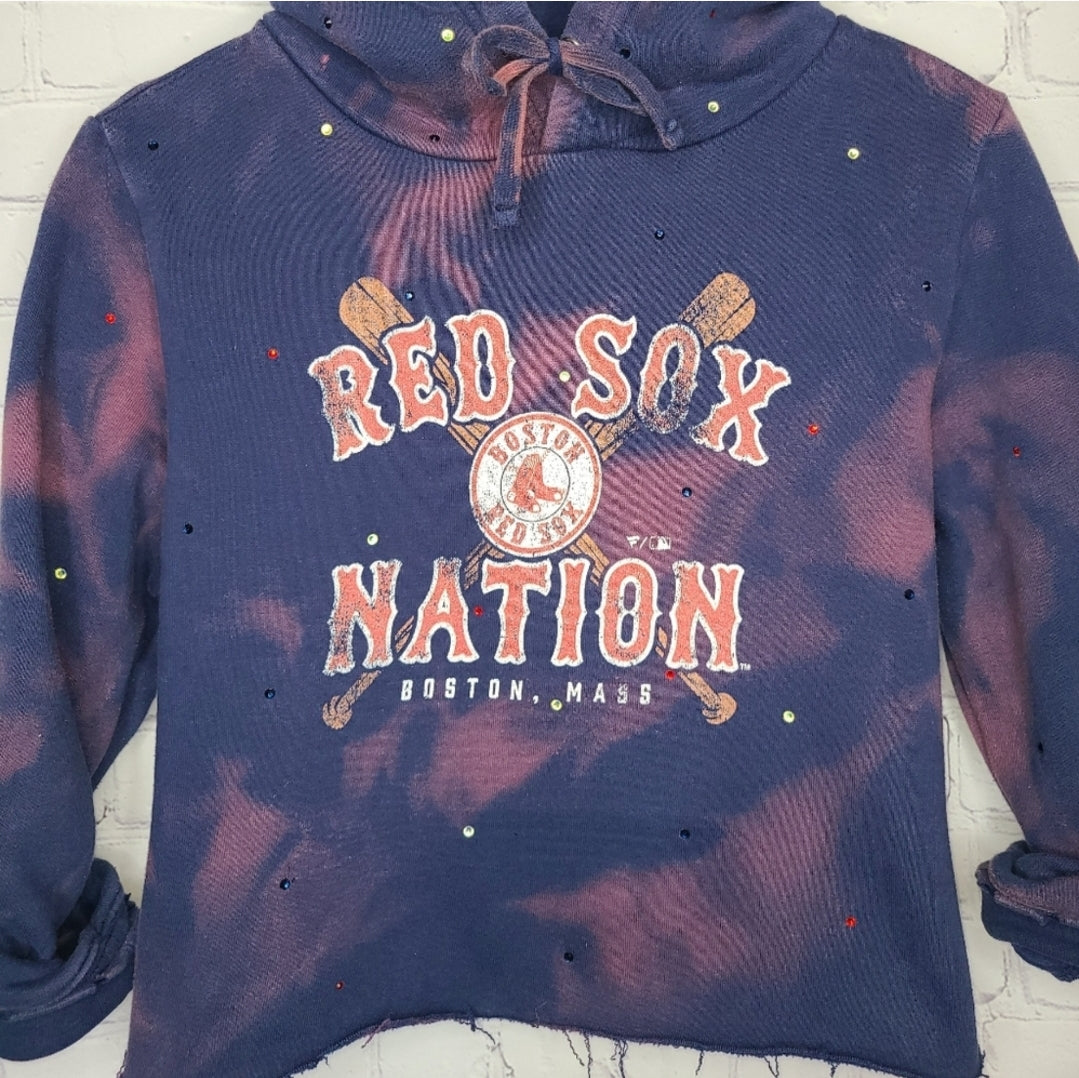 Boston Red Sox Crop Hoodie