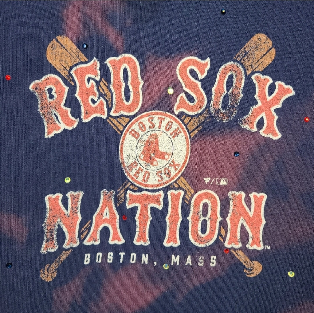 Boston Red Sox Crop Hoodie
