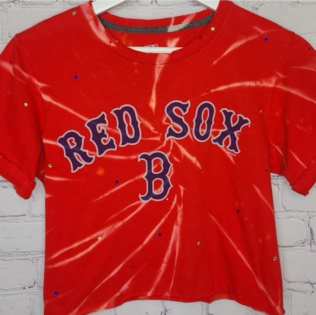 Boston Red Sox Crop Tee