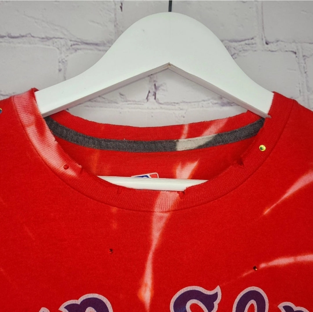Boston Red Sox Crop Tee