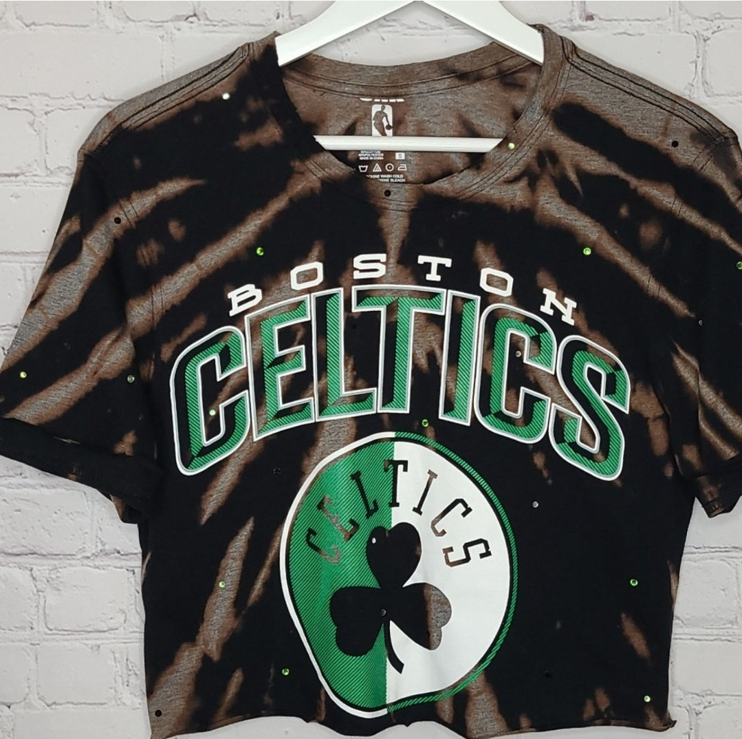 Boston Celtics Crop Tee