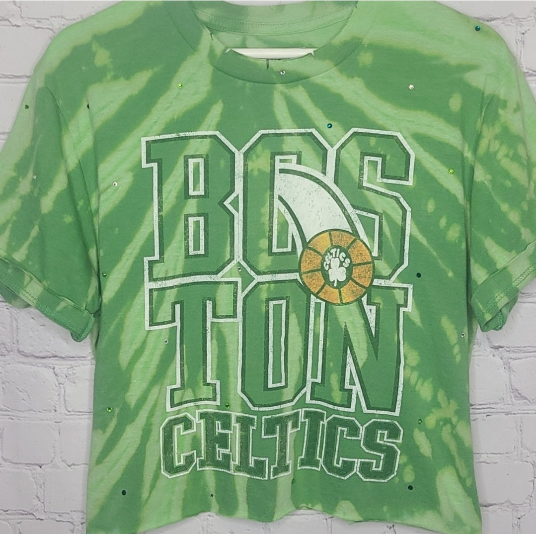 Boston Celtics Crop Tee