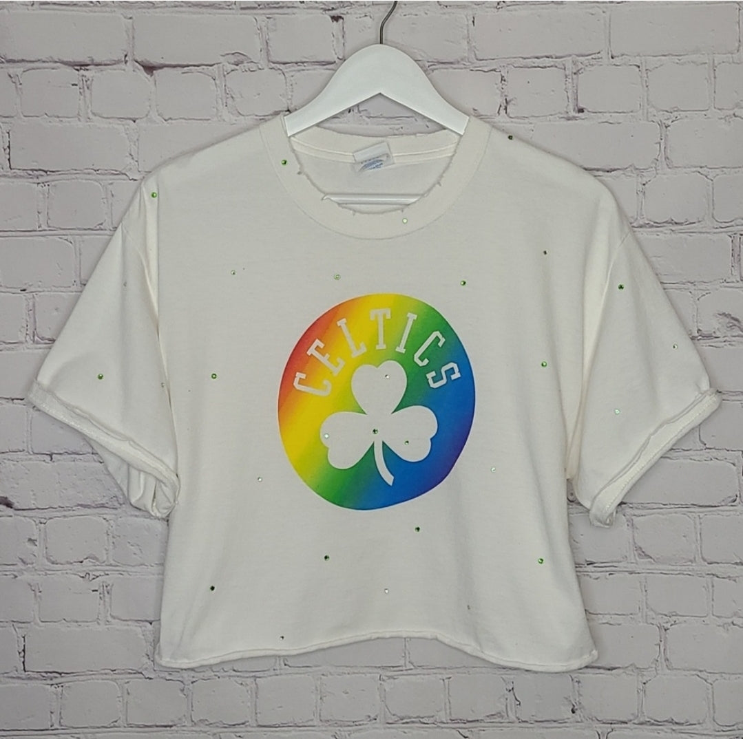 Boston Celtics Crop Tee