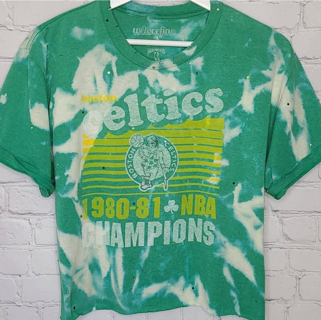 Boston Celtics Crop Tee