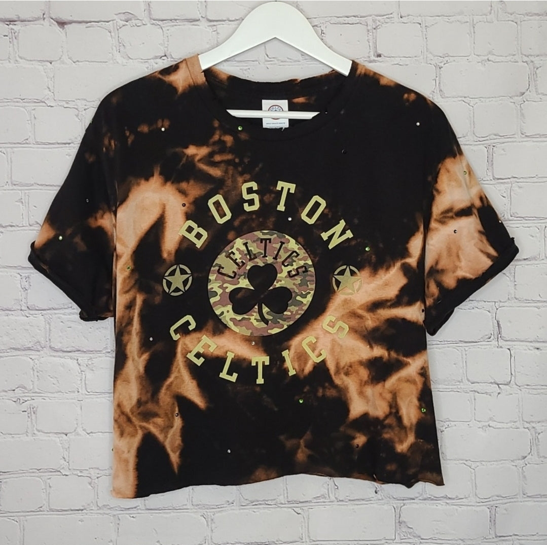 Boston Celtics Crop Tee