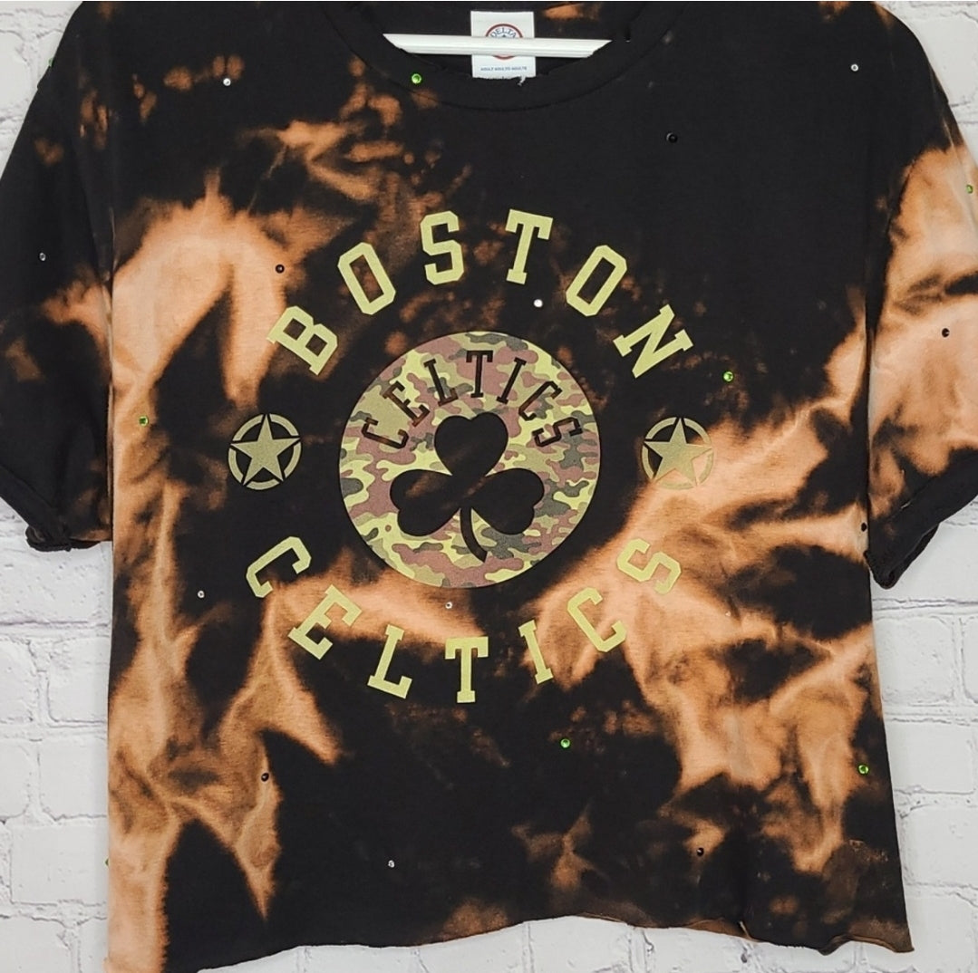 Boston Celtics Crop Tee