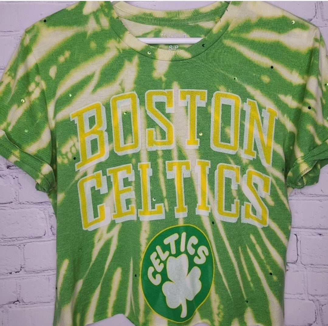 Boston Celtics Crop Tee