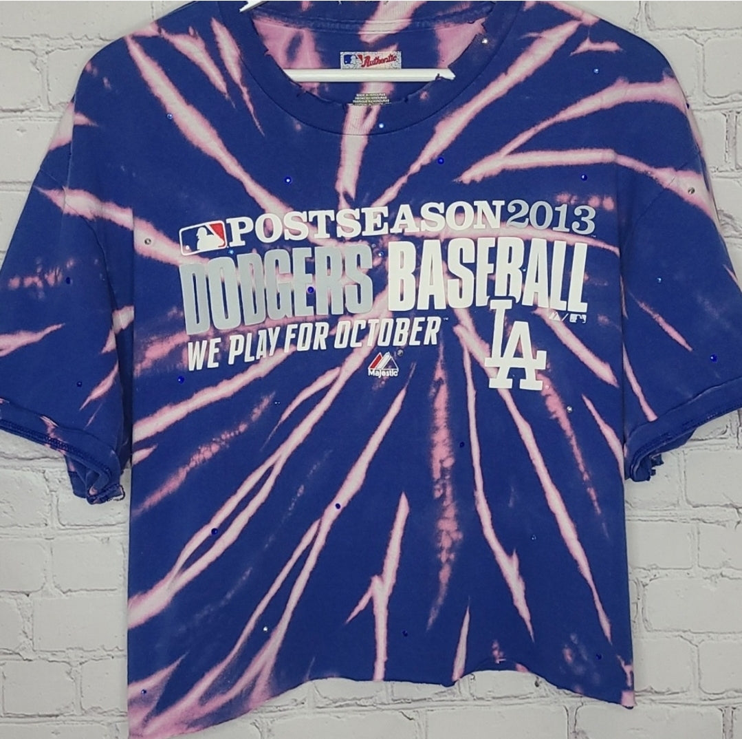 Los Angeles Dodgers Crop Tee