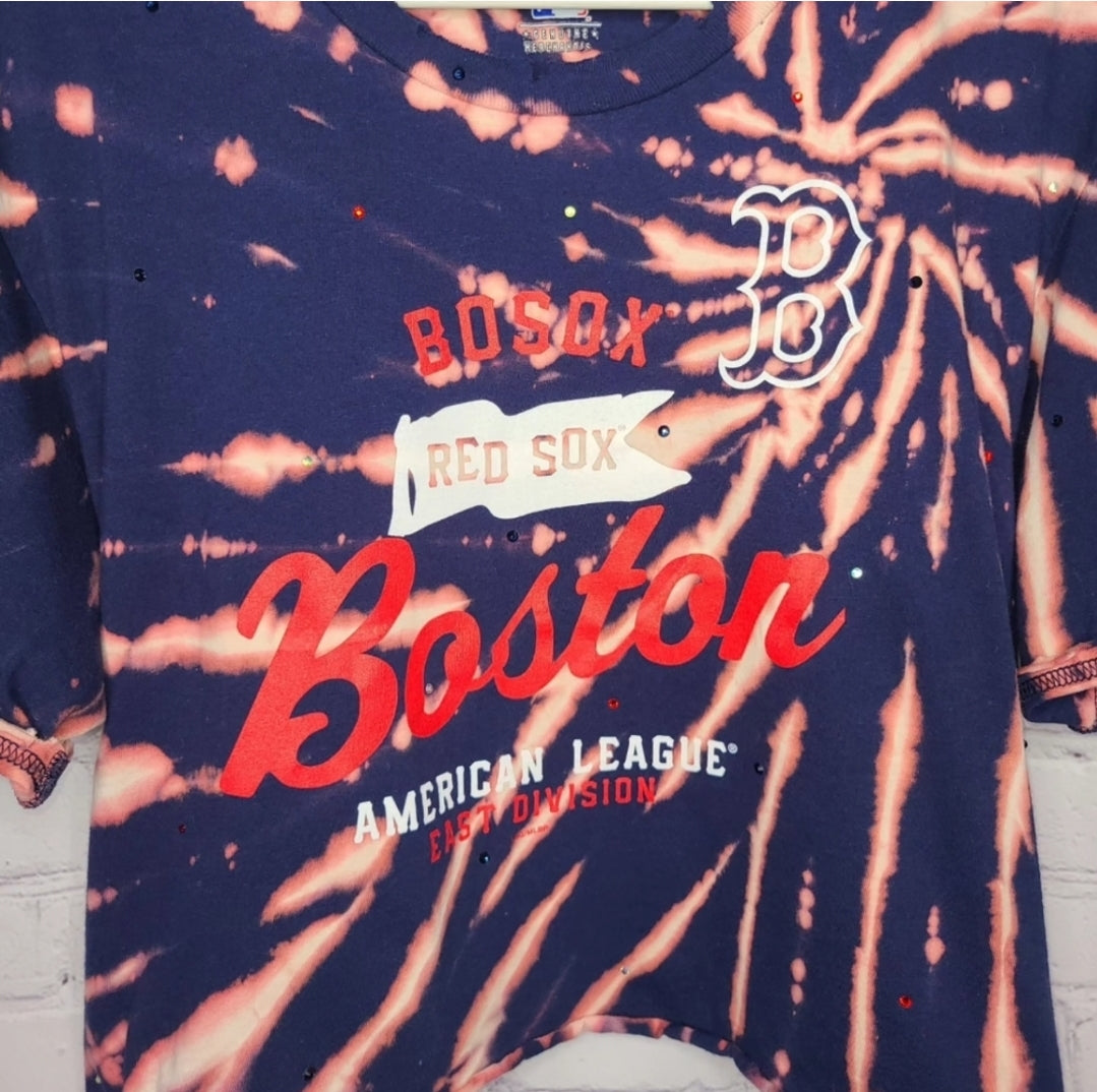 Boston Red Sox Crop Tee