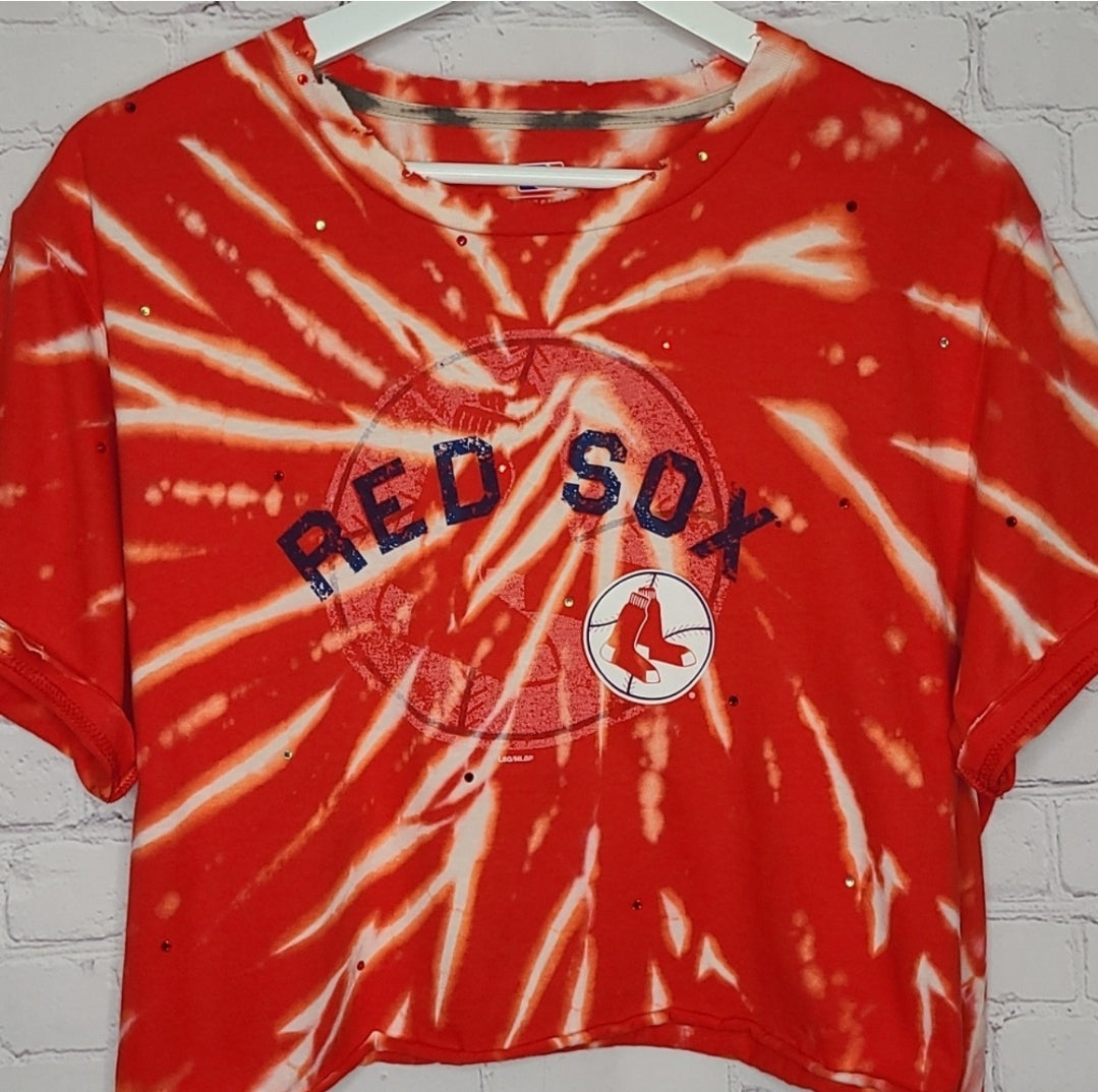 Boston Red Sox Crop Tee
