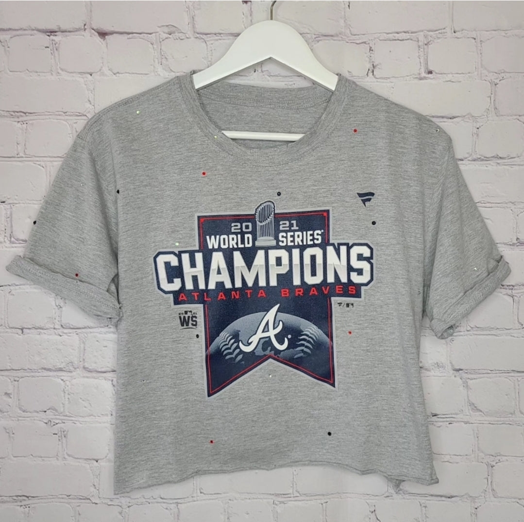 Atlanta Braves Crop Tee