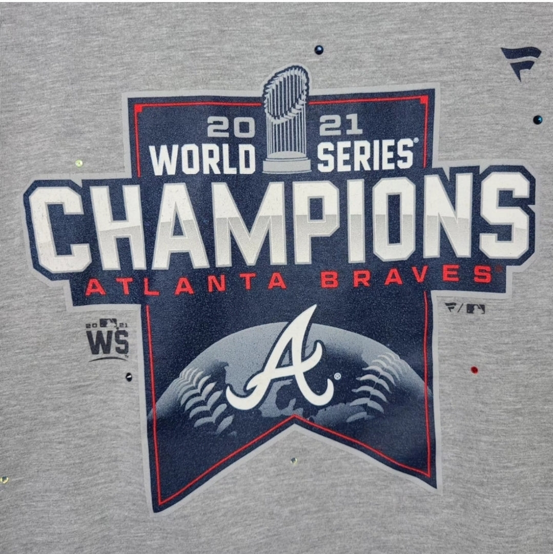 Atlanta Braves Crop Tee