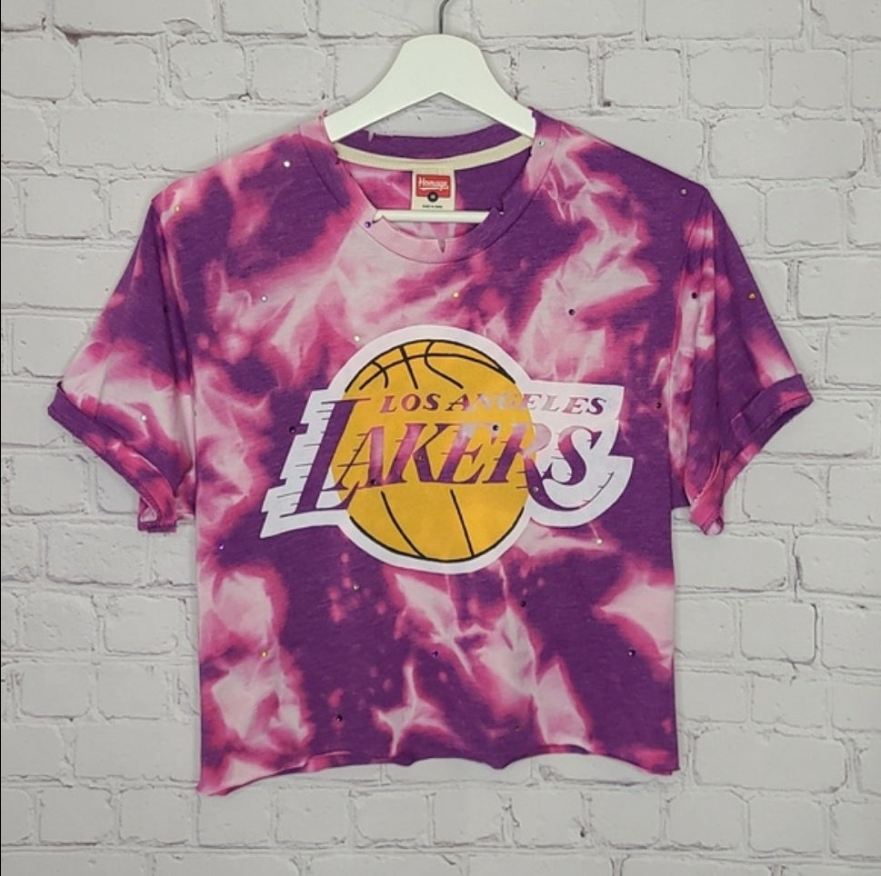 Los Angeles Lakers Crop Tee