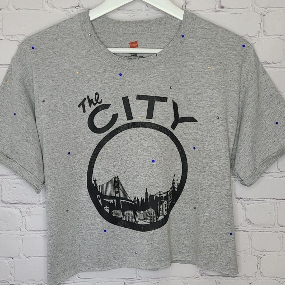 Golden State Warriors Crop Tee