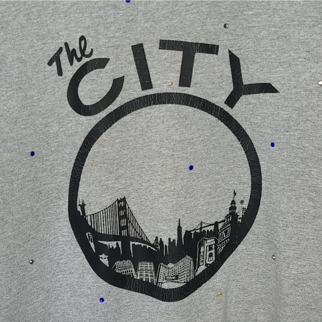 Golden State Warriors Crop Tee