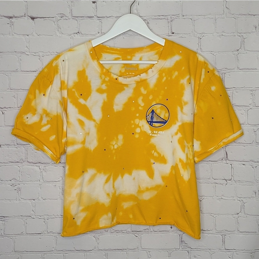 Golden State Warriors Crop Tee