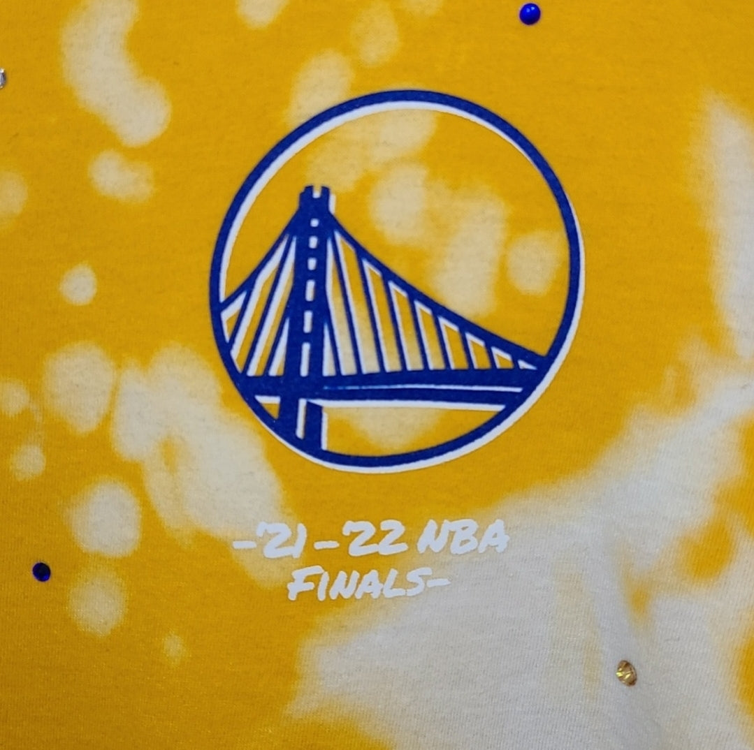 Golden State Warriors Crop Tee