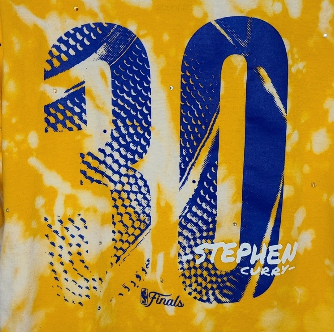 Golden State Warriors Crop Tee