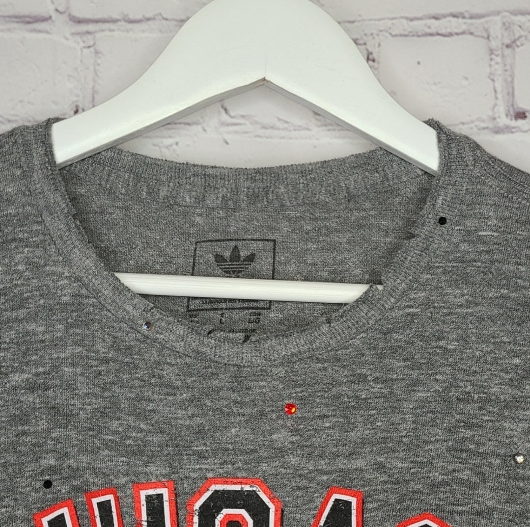 Chicago Bulls Crop Tee
