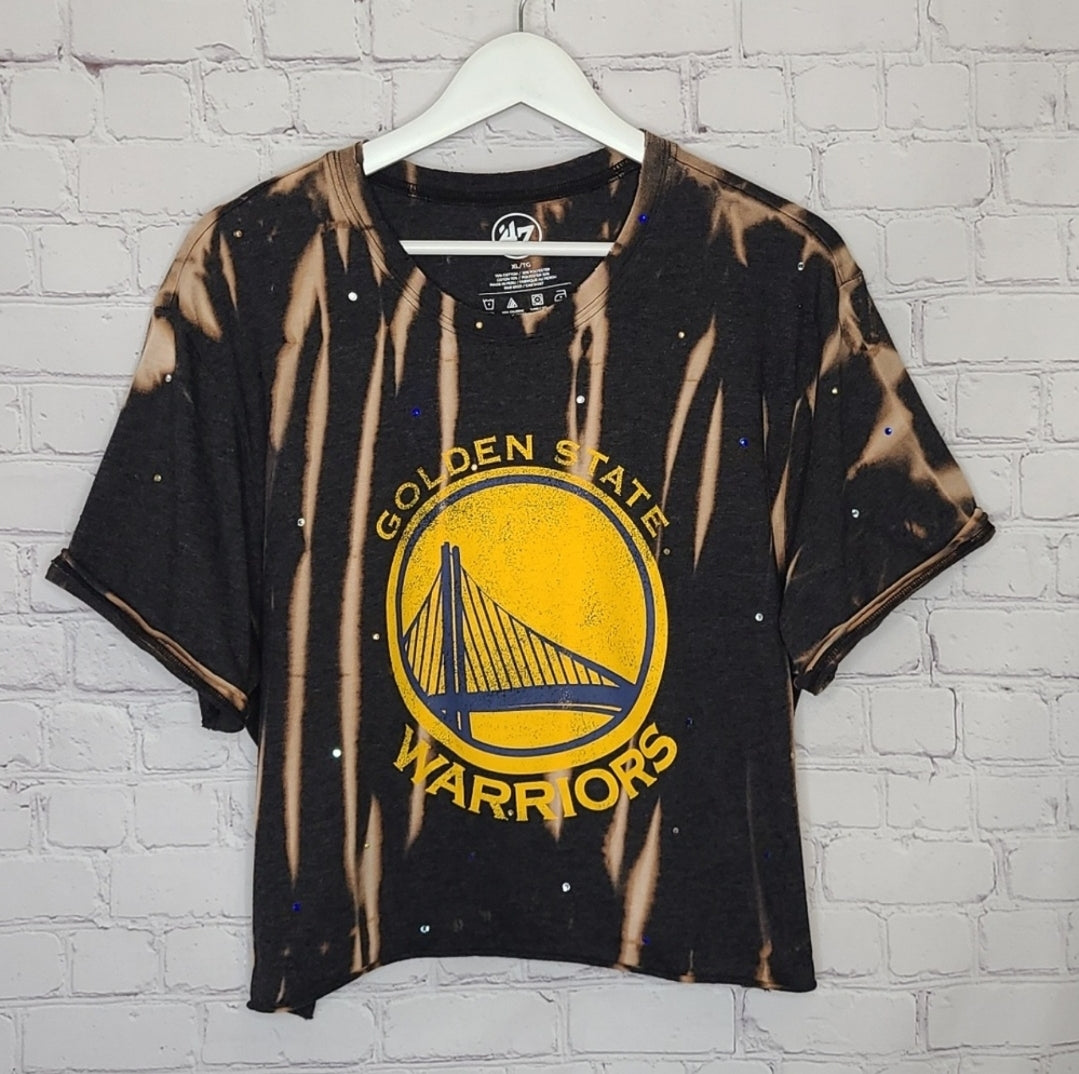 Golden State Warriors Crop Tee