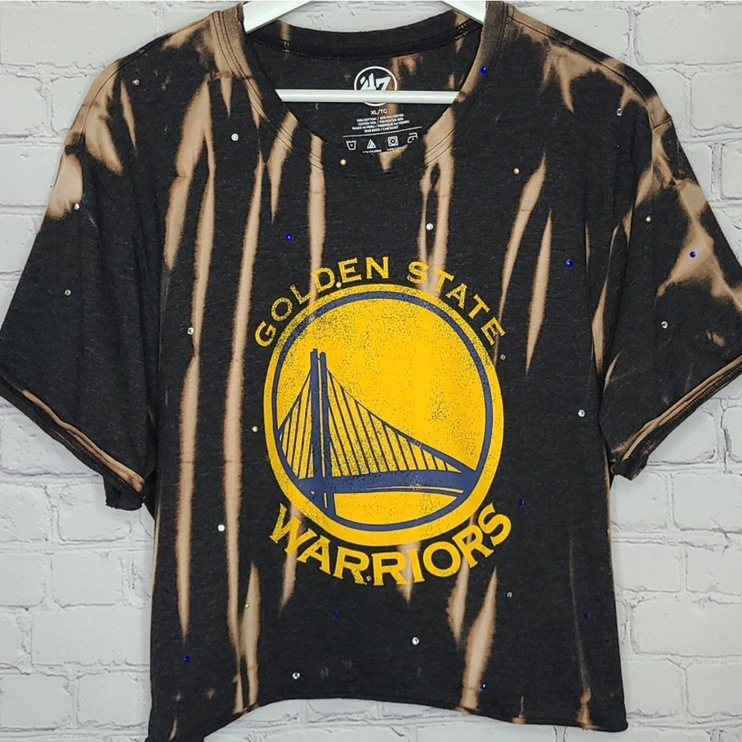 Golden State Warriors Crop Tee