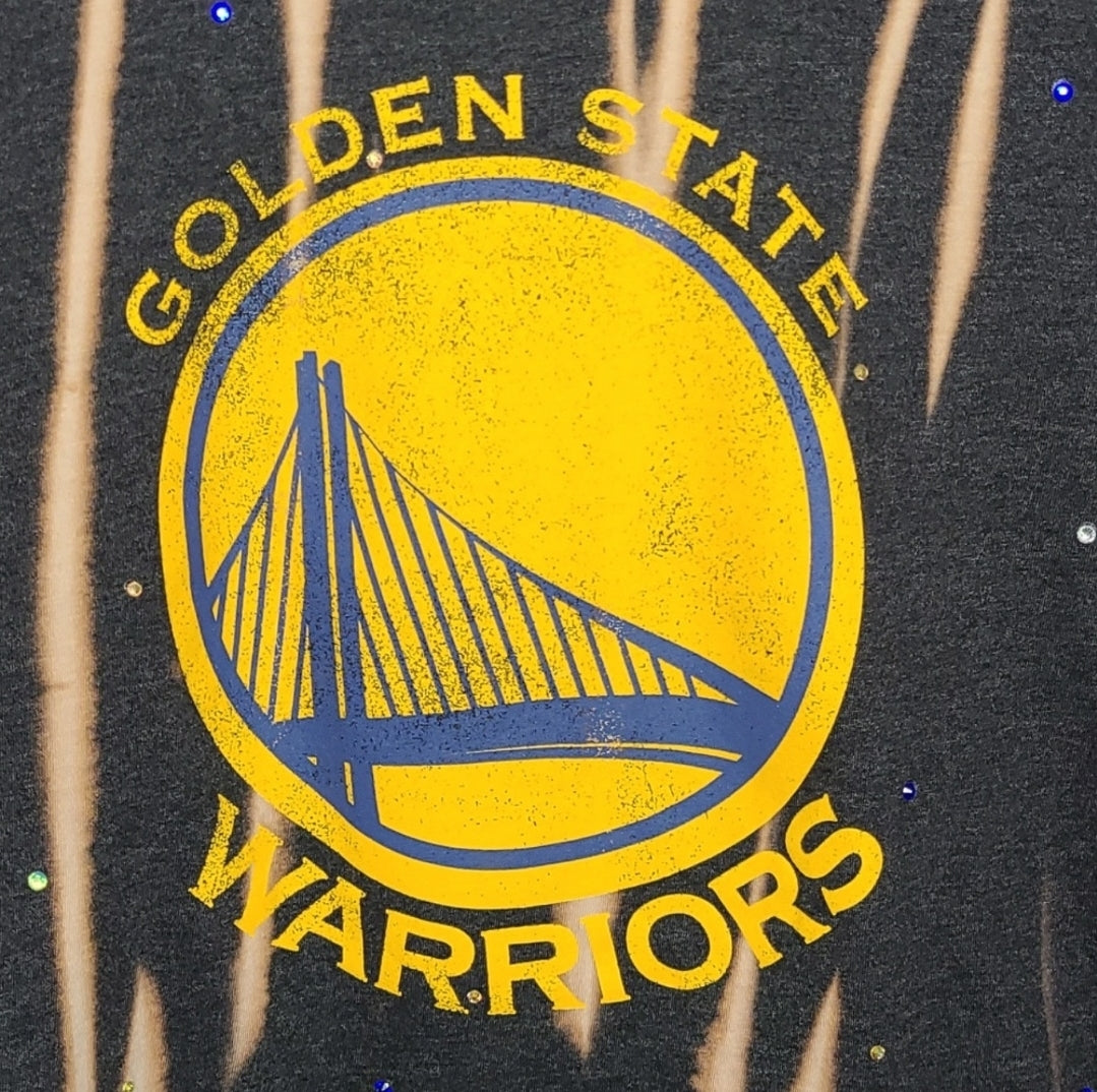 Golden State Warriors Crop Tee