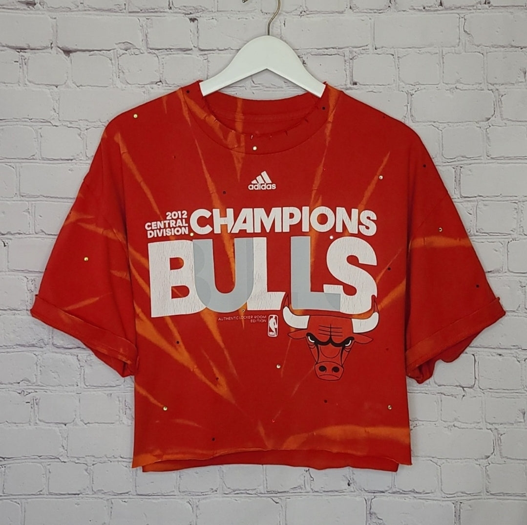 Chicago Bulls Crop Tee