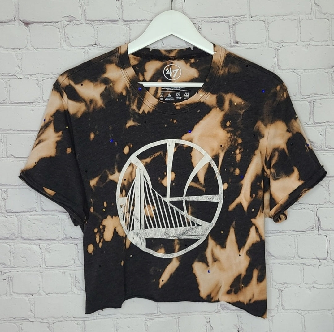 Golden State Warriors Crop Tee