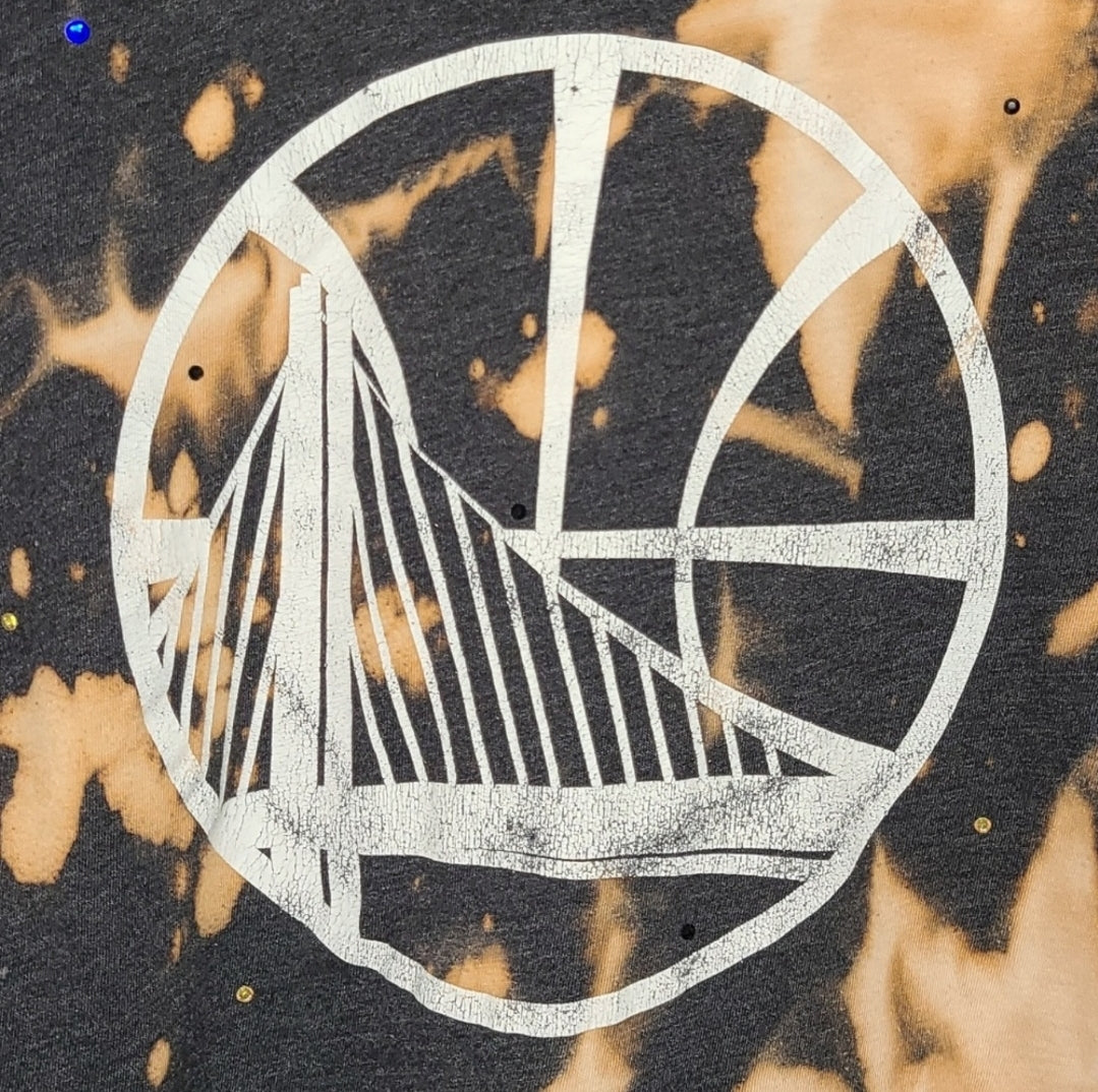 Golden State Warriors Crop Tee
