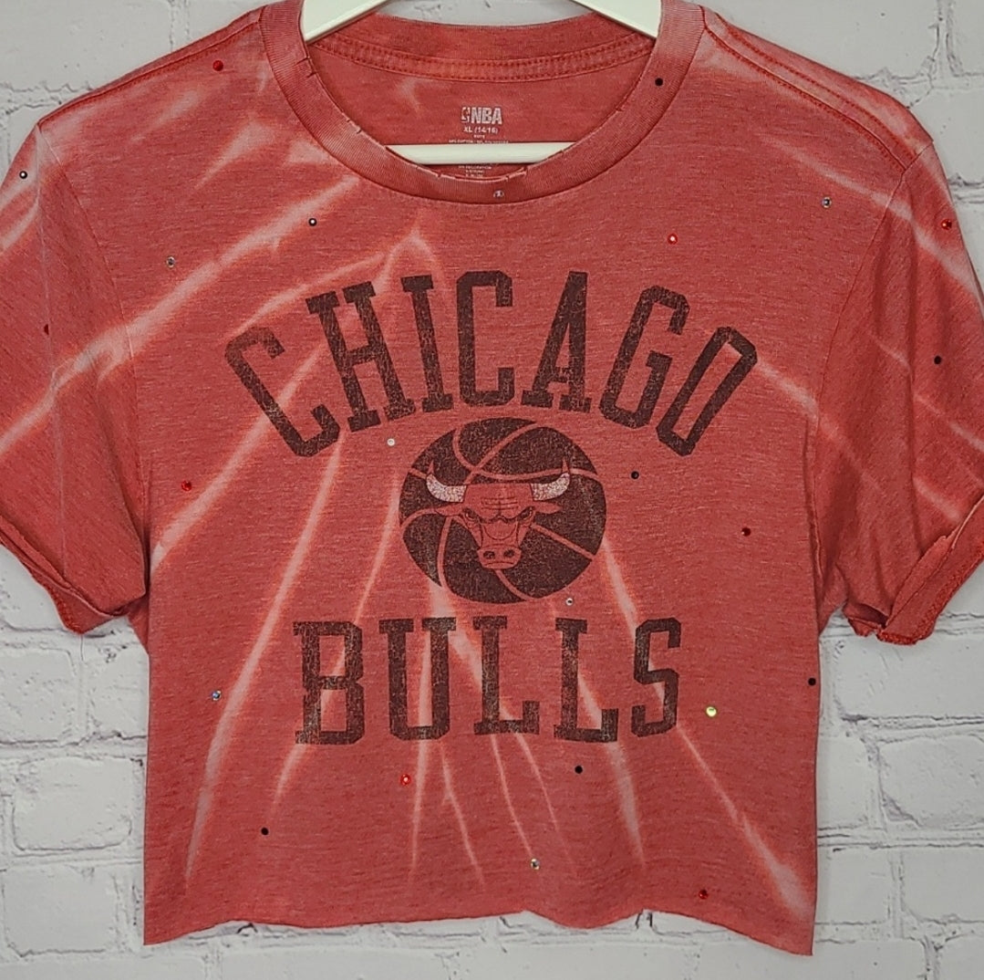 Chicago Bulls Crop Tee