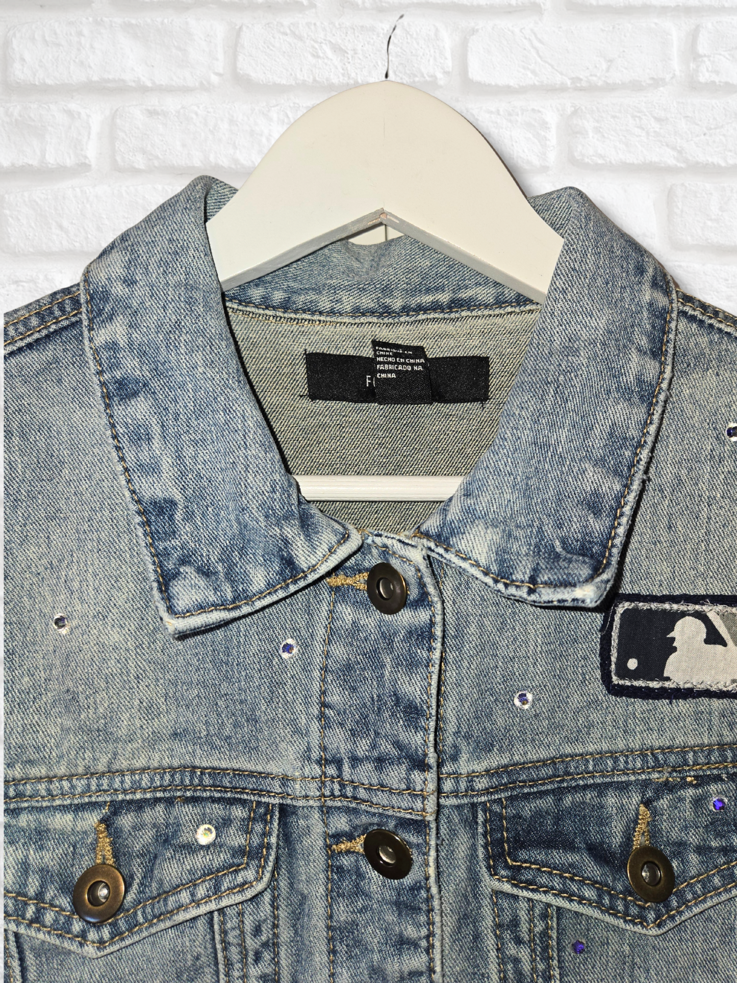 Seattle Mariners Crop Denim Jacket