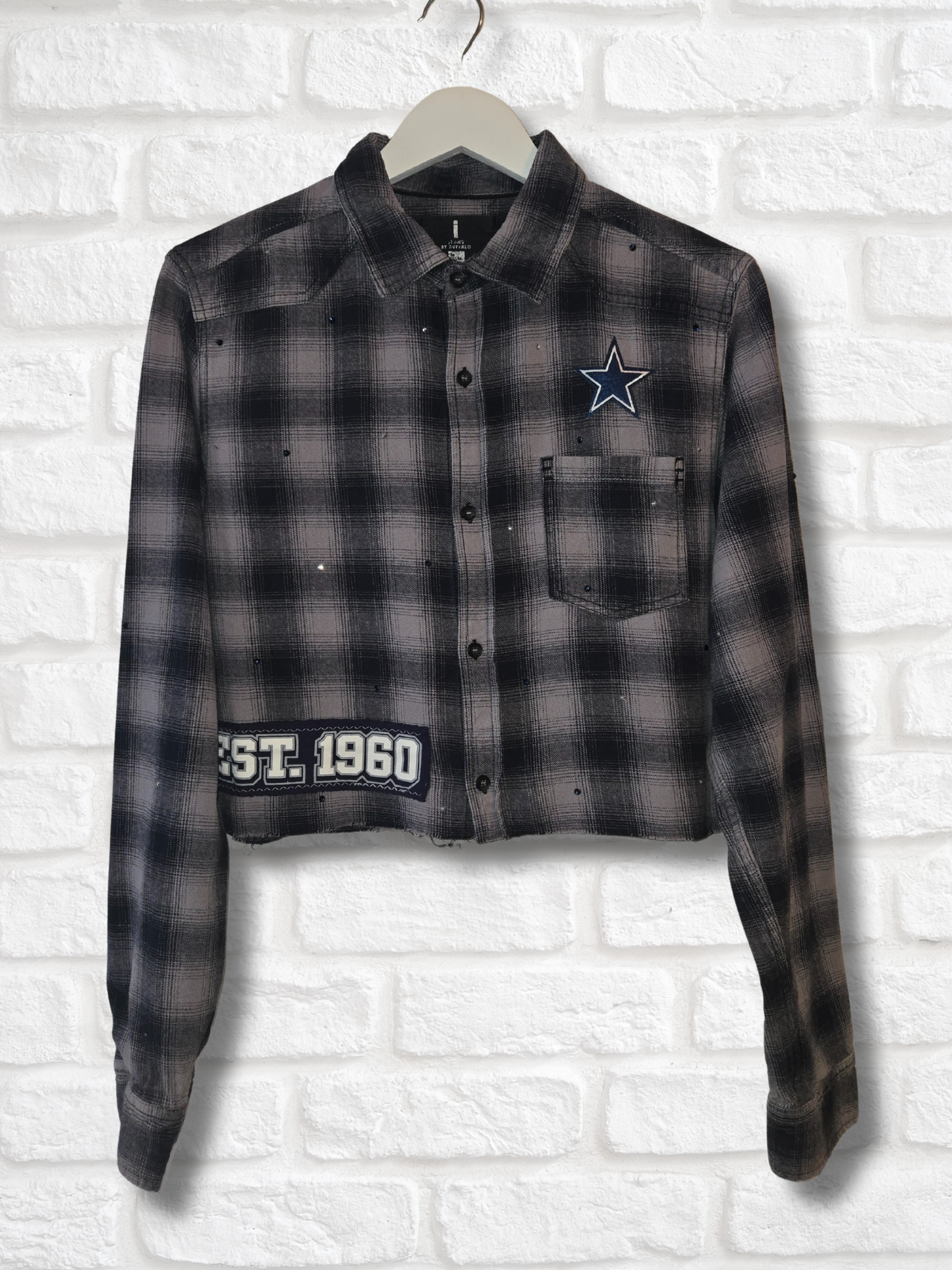 Dallas Cowboys Crop Flannel