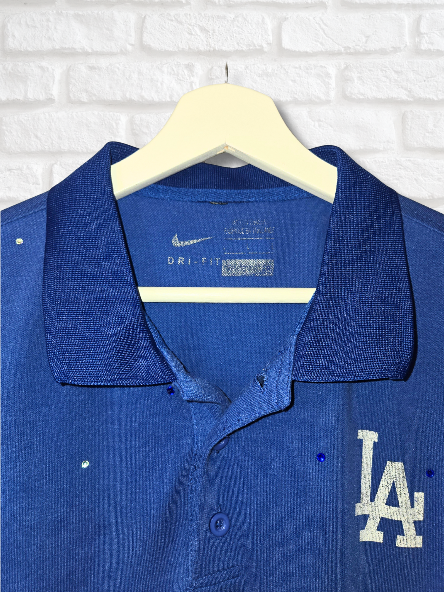 Los Angeles Dodgers Crop Polo