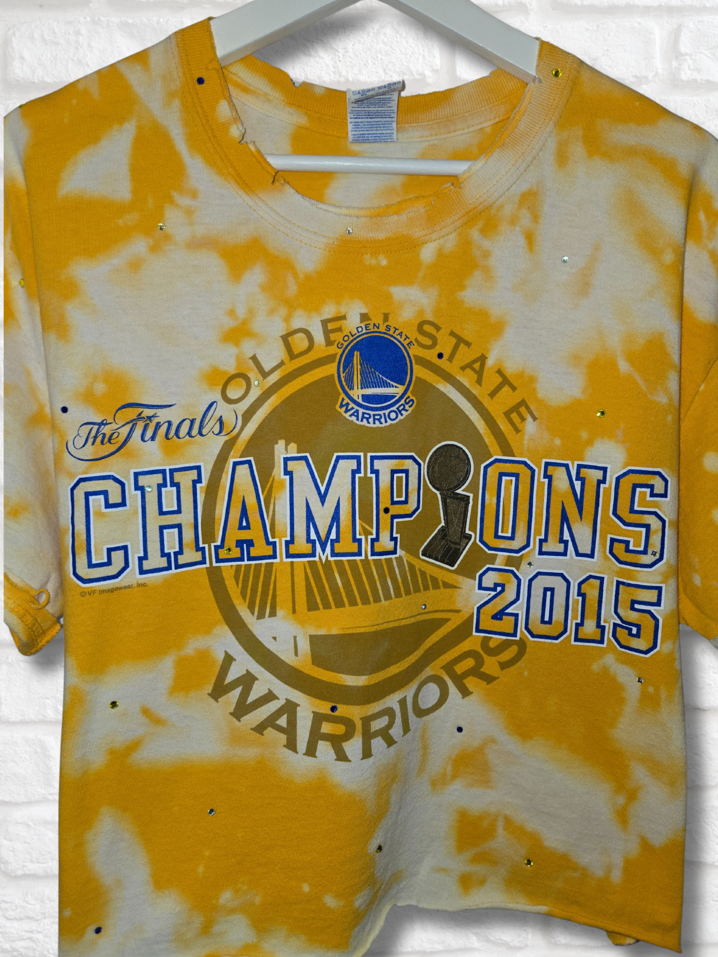 Golden State Warriors Crop Tee