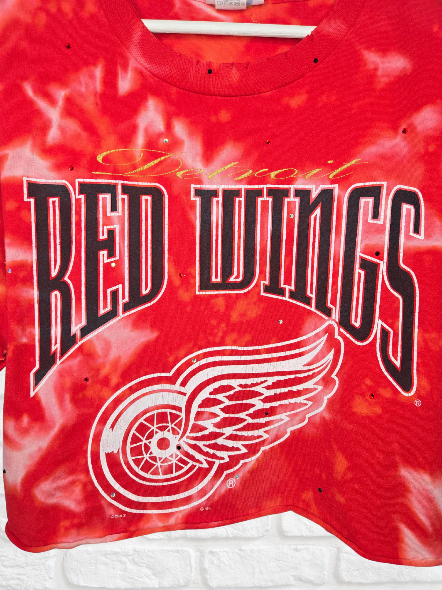 Detroit Red Wings Crop Tee
