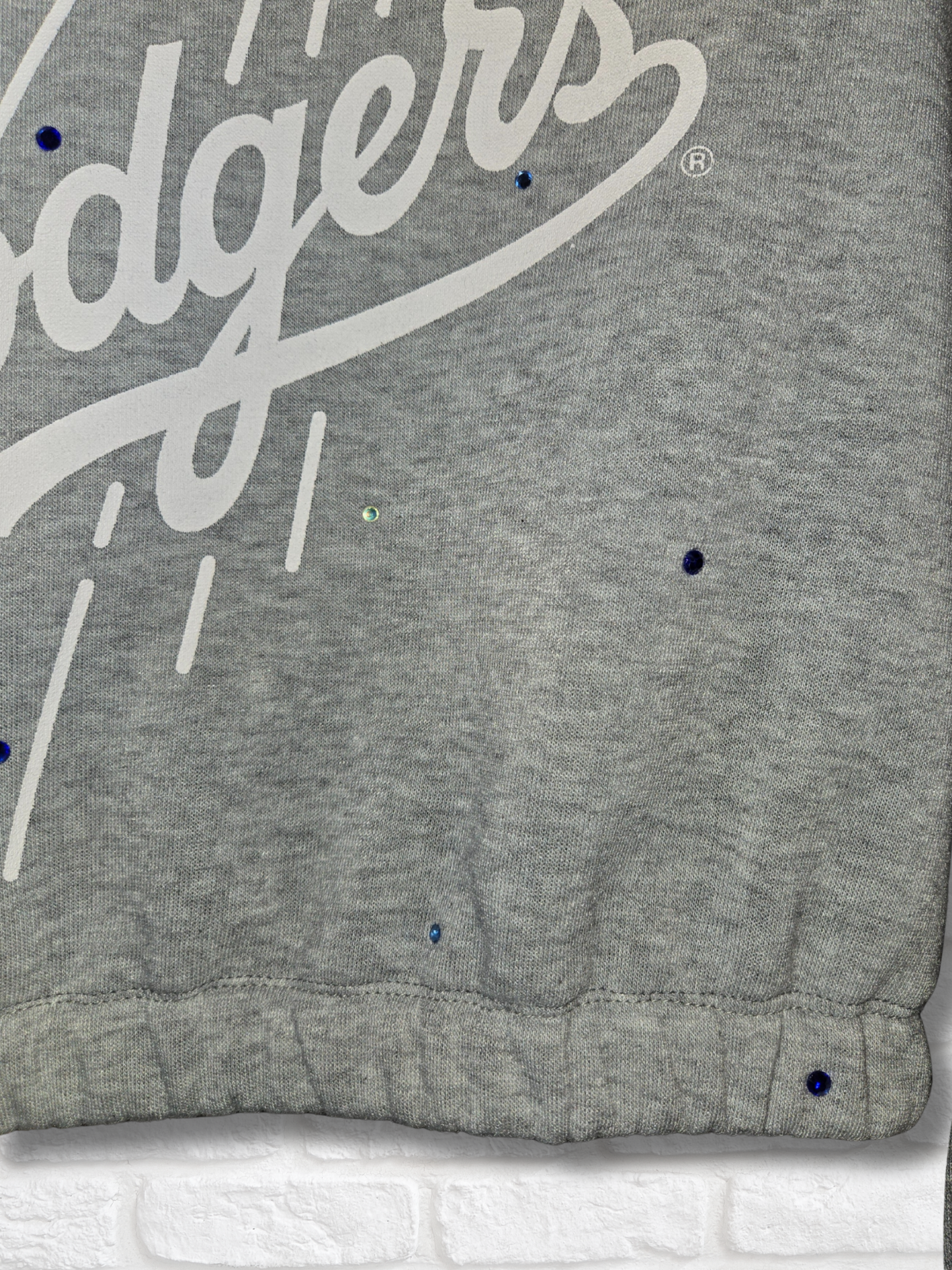 Los Angeles Dodgers Crop Hoodie