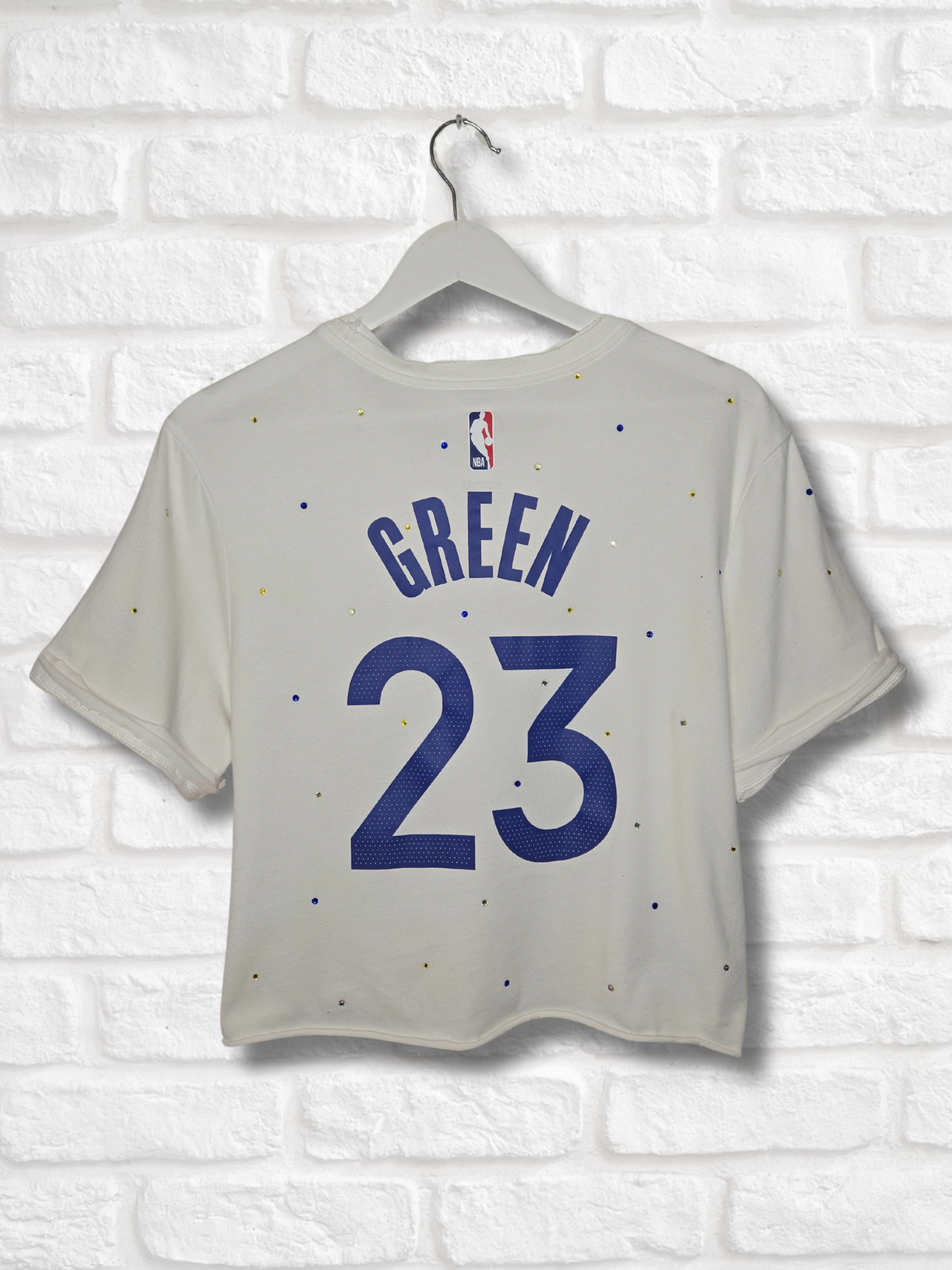Golden State Warriors Crop Tee